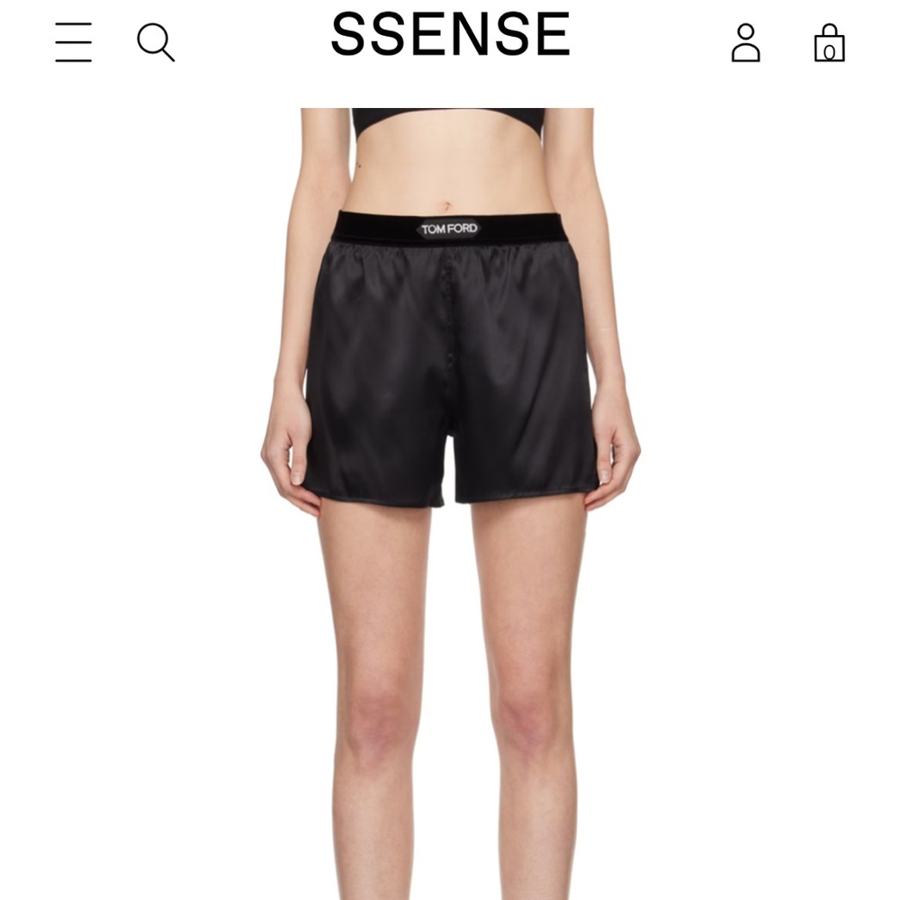 Tom ford black boxer shorts